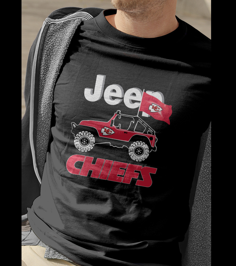 Jeep Kansas City Chiefs Red Flag T-Shirt