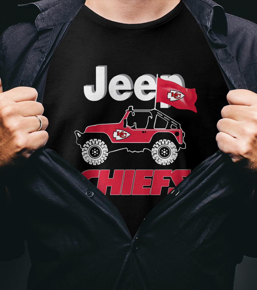 Jeep Kansas City Chiefs Red Flag T-Shirt