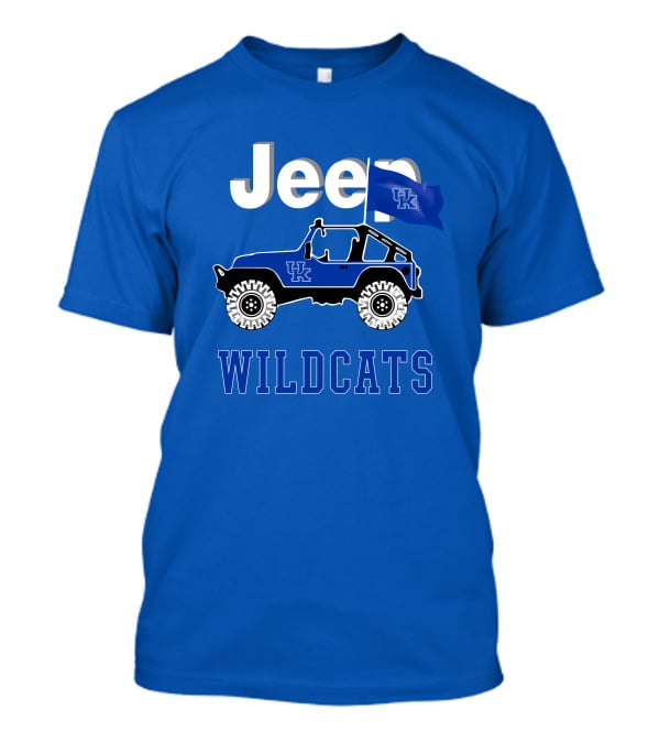 Jeep Kentucky Wildcats Flag Edition T-Shirt