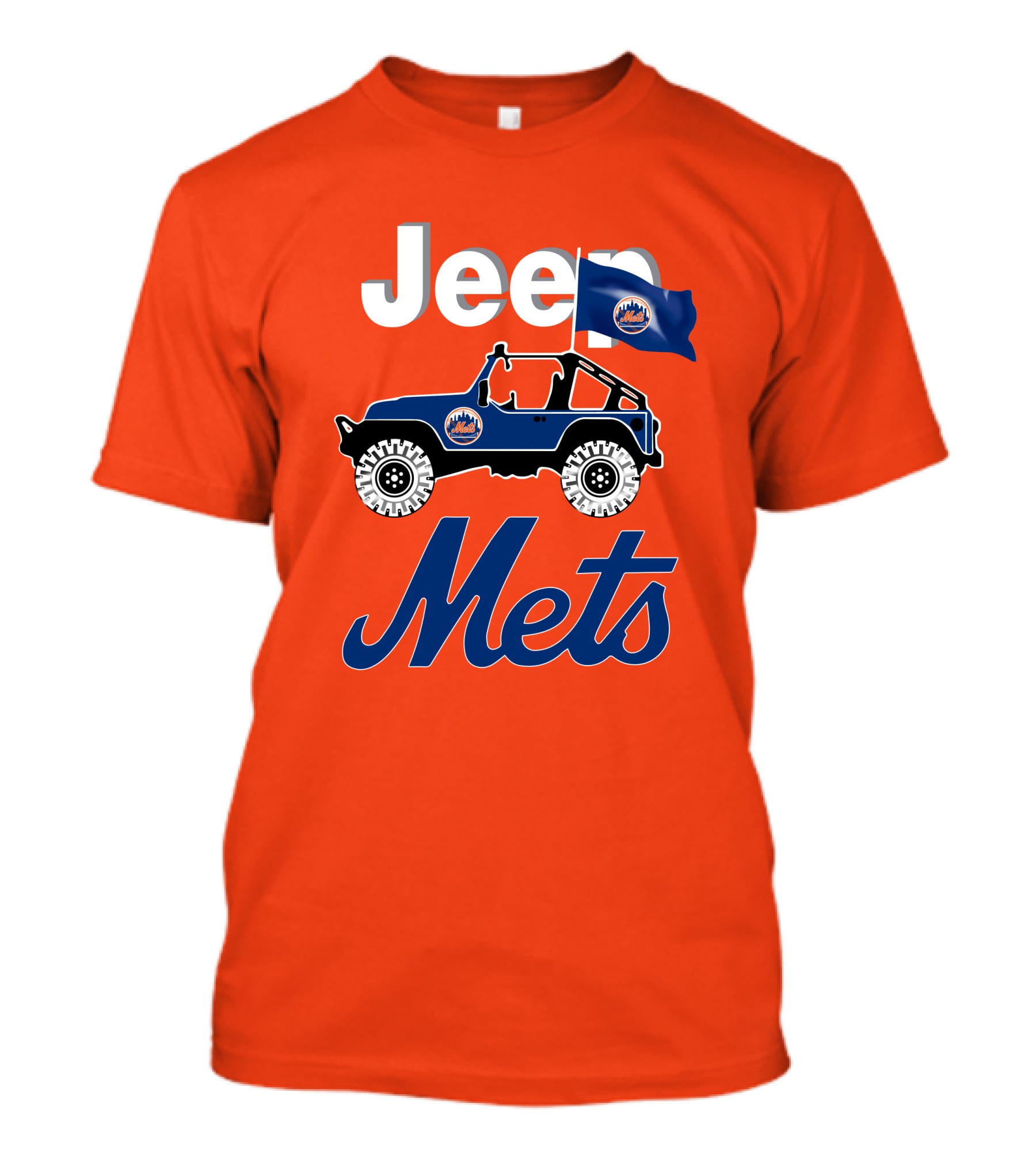 Jeep New York Mets Are Coming T-Shirt