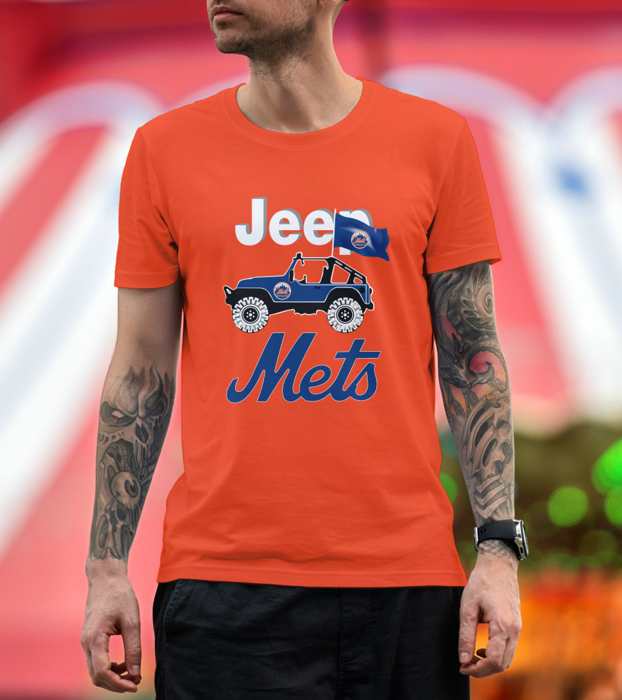 Jeep New York Mets Are Coming T-Shirt