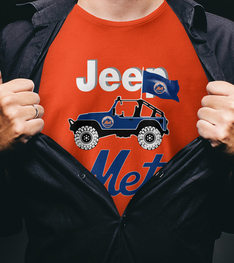Jeep New York Mets Are Coming T-Shirt