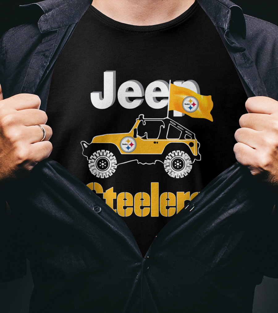 Pittsburgh Steelers Jeep Off-Road Adventure T-Shirt