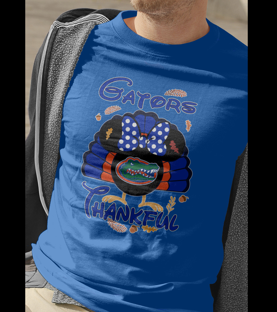 Gators Thankful Minnie Thanksgiving T-Shirt