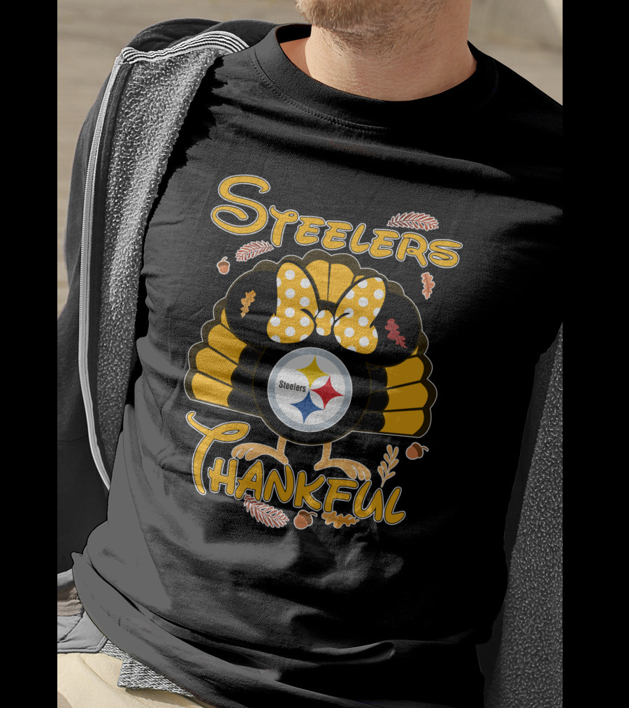 Steelers Thankful Thanksgiving Minnie T-Shirt
