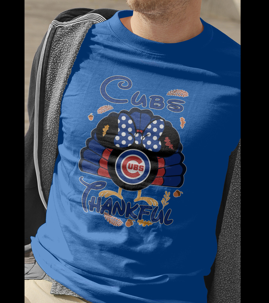 Cubs Thankful Minnie Thanksgiving T-Shirt