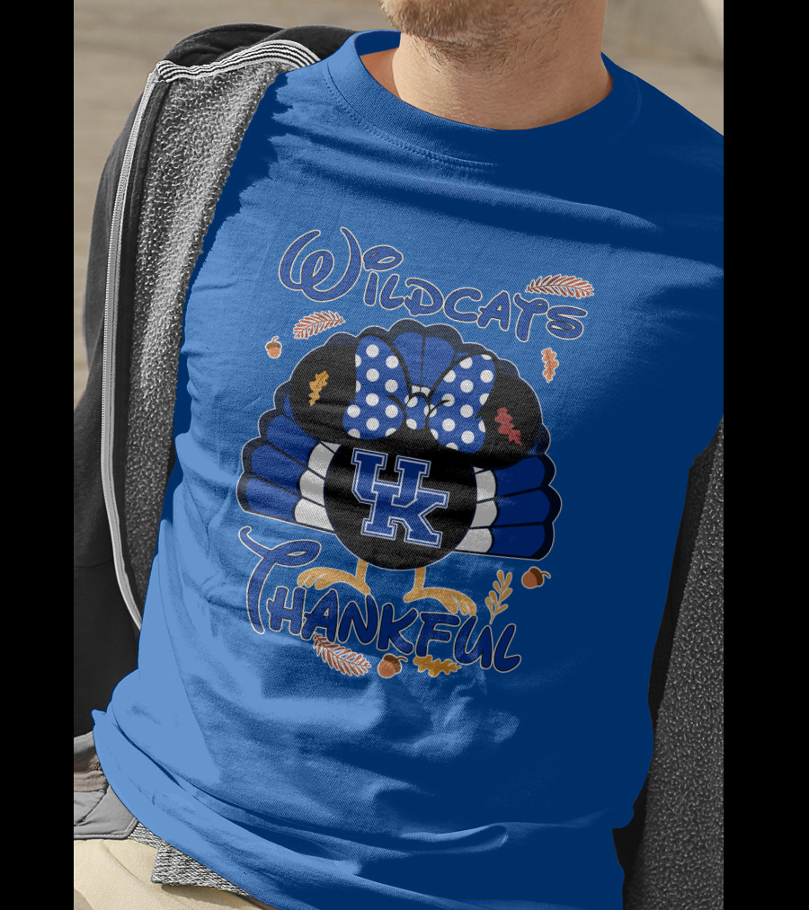Wildcats Thankful UK Minnie Thanksgiving T-Shirt