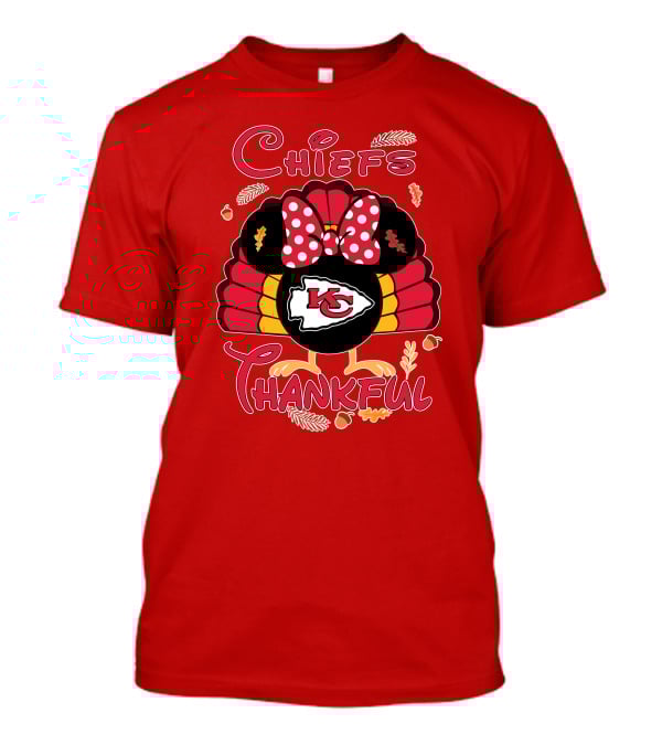 Chiefs Thankful Kansas City Minnie Thanksgiving T-Shirt
