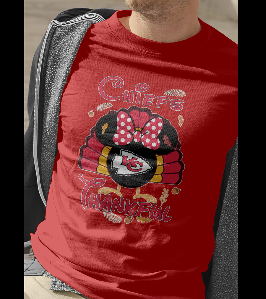 Chiefs Thankful Kansas City Minnie Thanksgiving T-Shirt