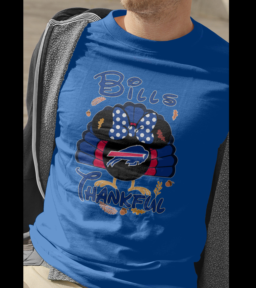 Bills Thankful Buffalo Bills Minnie Thanksgiving T-Shirt