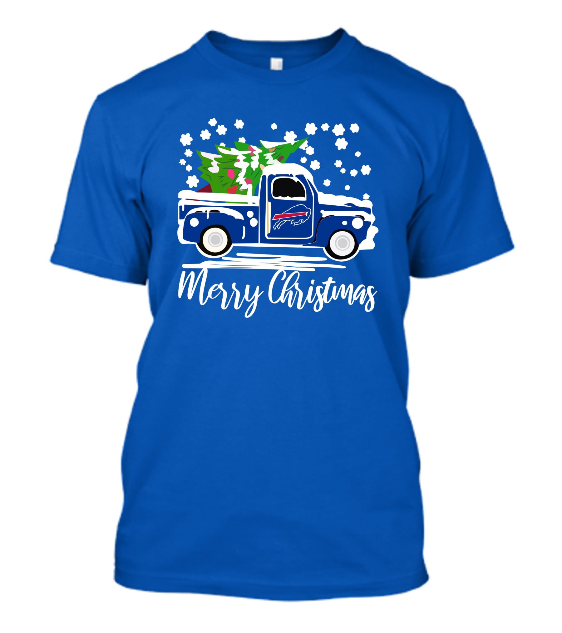 Buffalo Bills Vintage Truck Merry Christmas T-Shirt