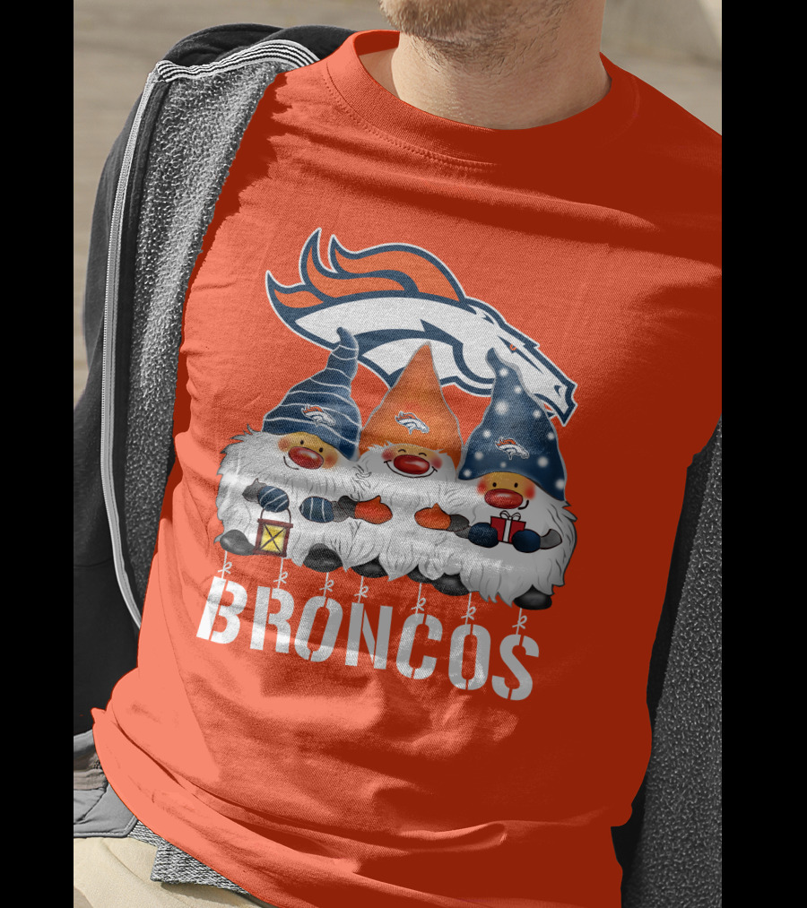 Denver Broncos Merry Christmas Happy Holidays Broncos T-Shirt