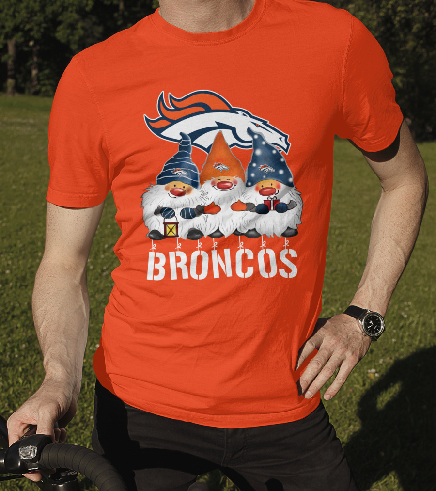 Denver Broncos Merry Christmas Happy Holidays Broncos T-Shirt