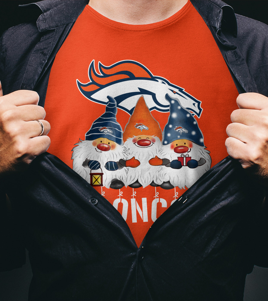 Denver Broncos Merry Christmas Happy Holidays Broncos T-Shirt