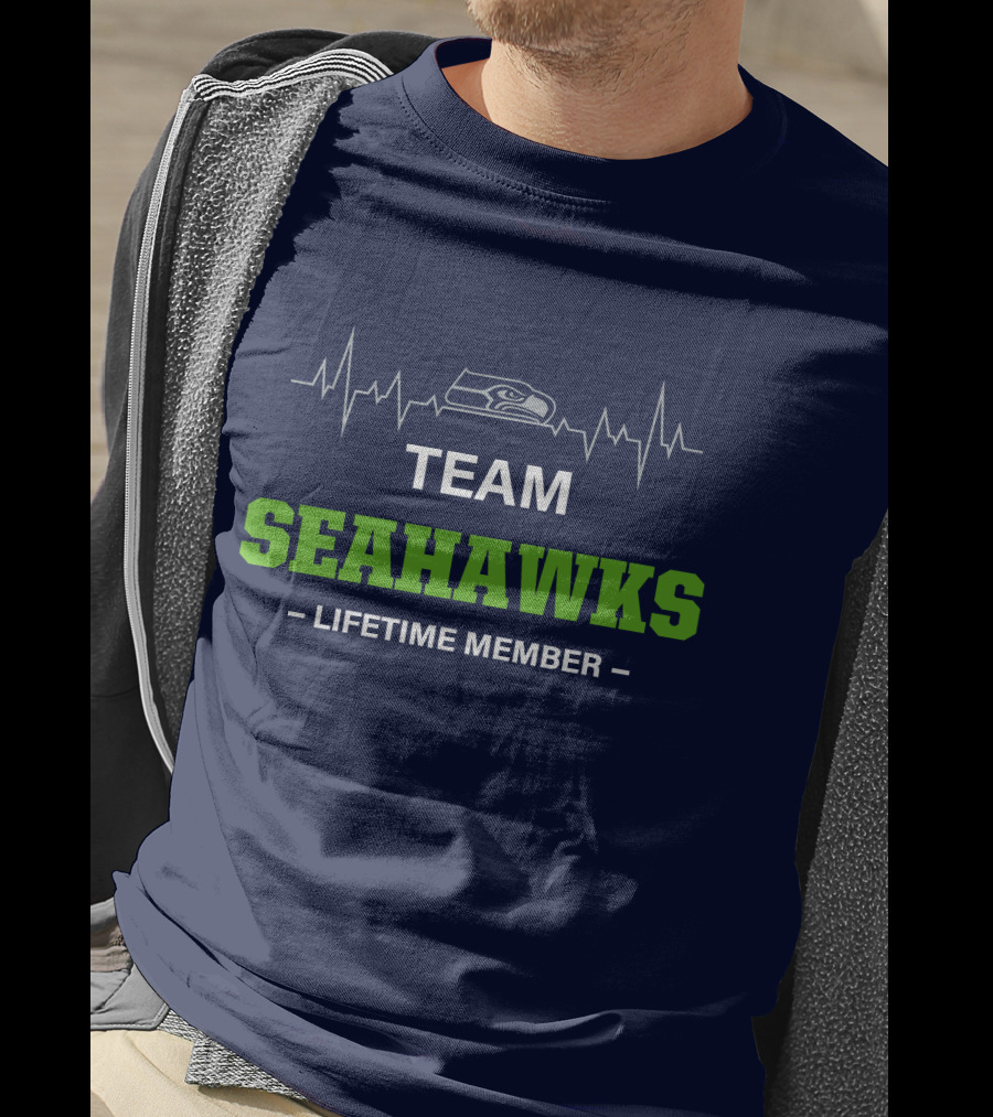 Team Seahawks Lifetime Member T-Shirt