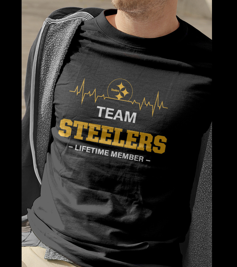Team Steelers Lifetime Member T-Shirt