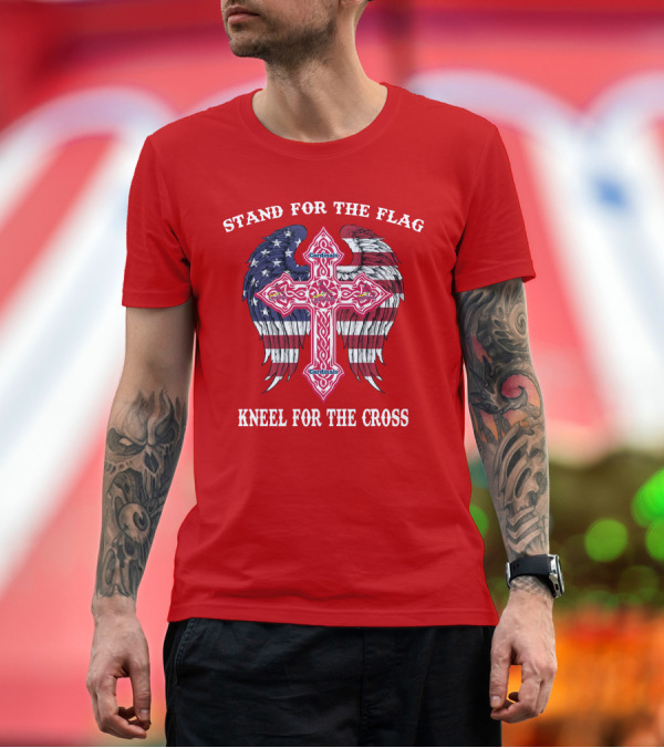 Premium T-Shirt: Stand For The Flag Kneel For The Cross St. Louis Cardinals T-Shirt Stand For The Flag Kneel For The Cross St. Louis Cardinals T-Shirt