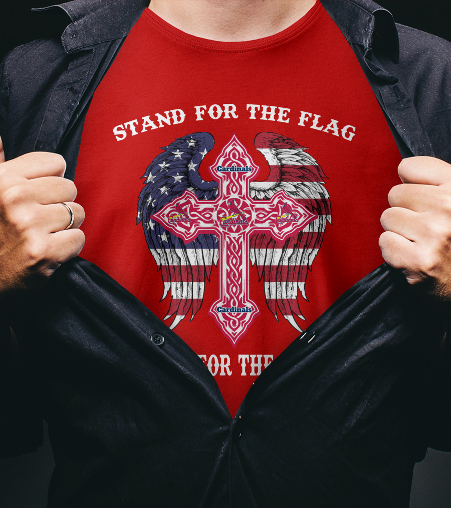 Stand For The Flag Kneel For The Cross St. Louis Cardinals T-Shirt