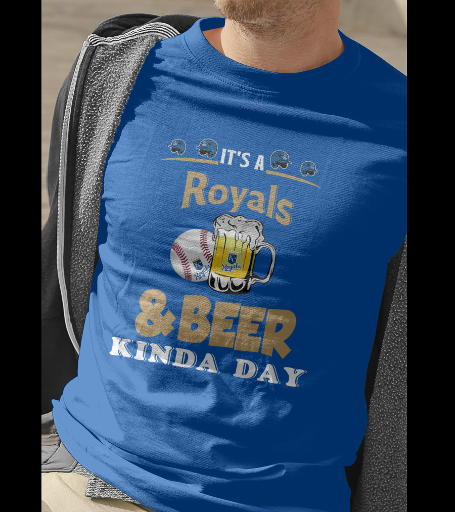 Kansas City Royals Baseball And Beer Kinda Day T-Shirt