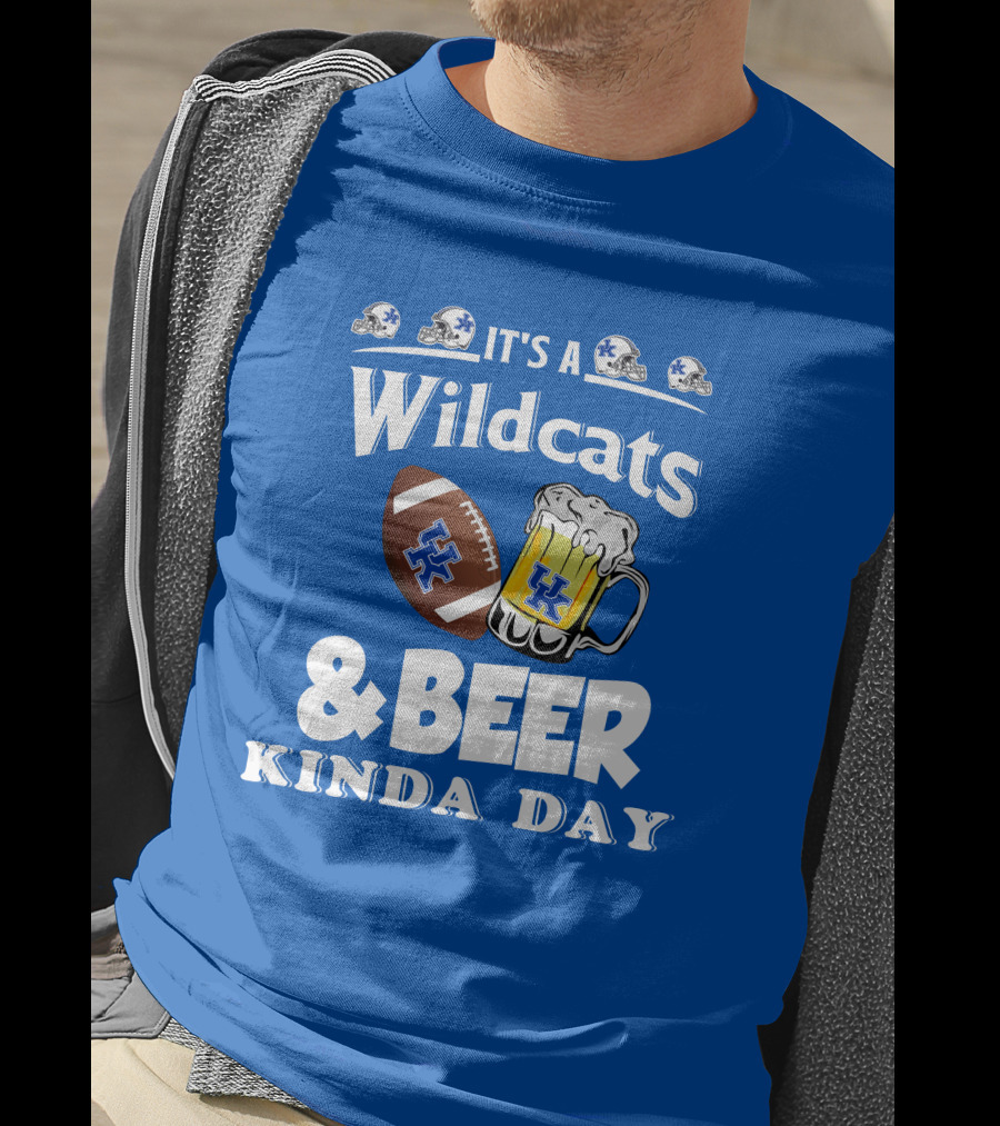 It's A Wildcats Football Beer Kinda Day T-Shirt