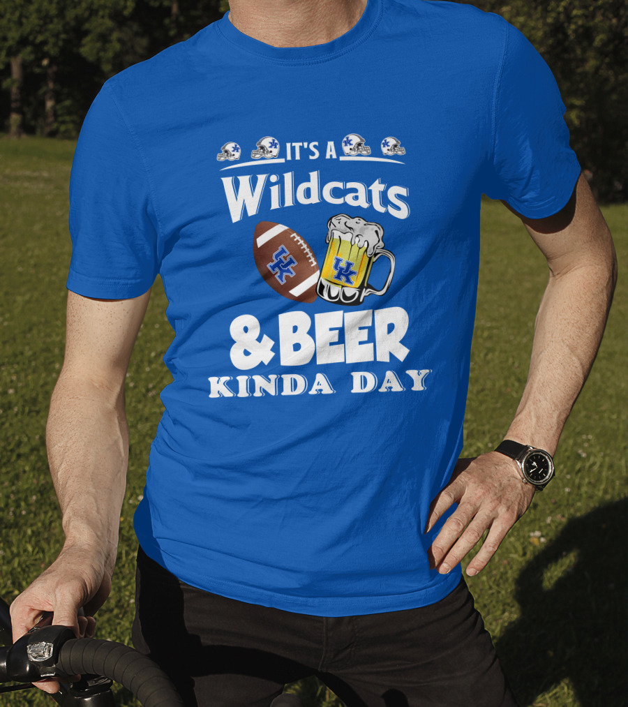 It's A Wildcats Football Beer Kinda Day T-Shirt