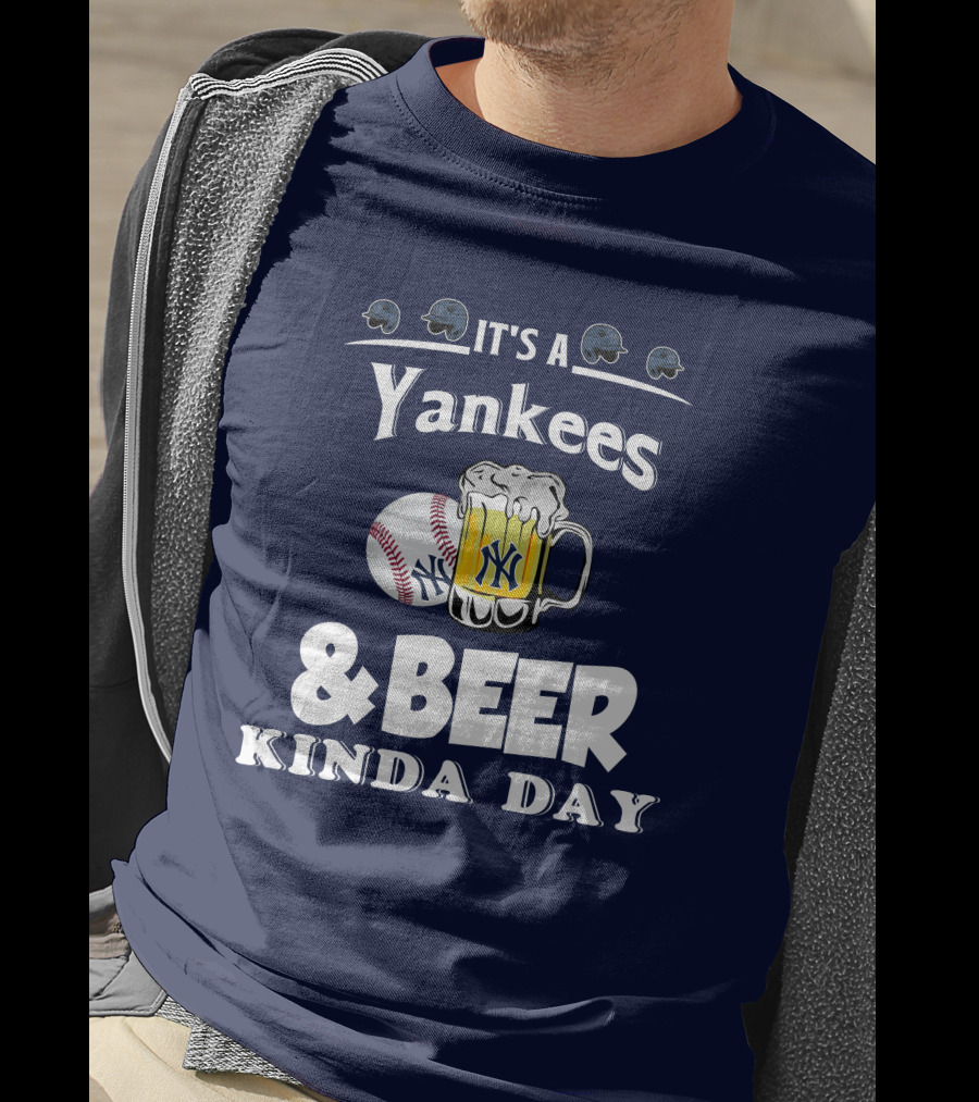 Yankees Baseball And Beer Fans Perfect Day T-Shirt
