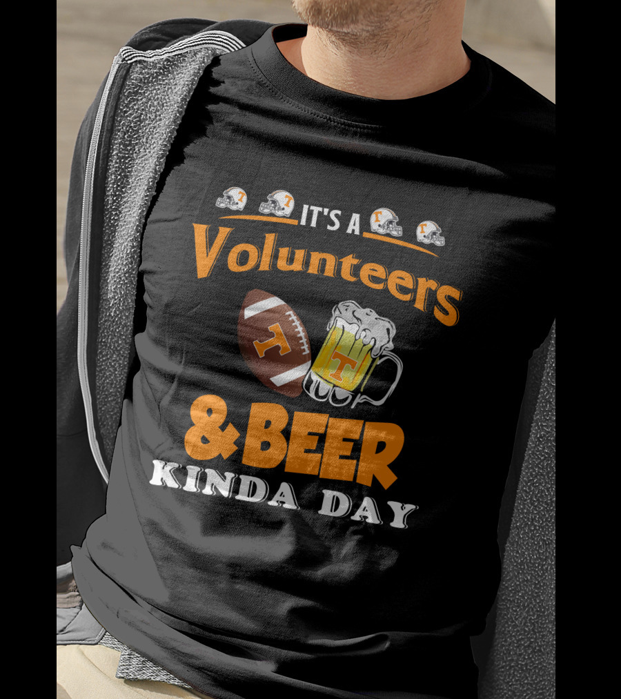 Tennessee Volunteers Football And Beer Day Celebrations T-Shirt