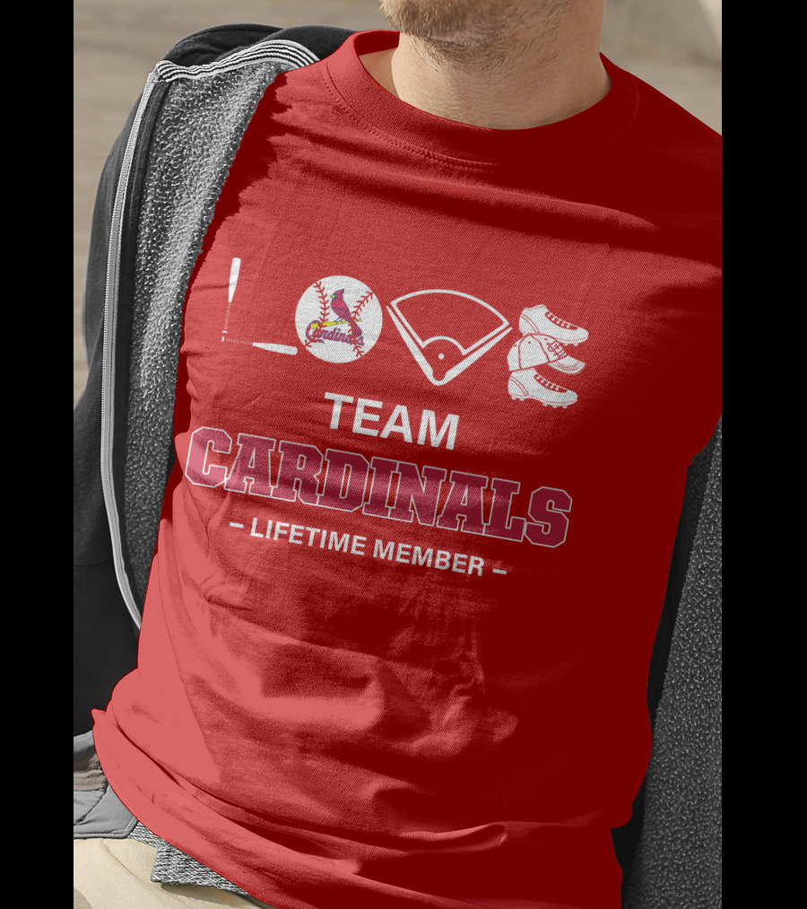 LOVE Team Cardinals Lifetime Member T-Shirt