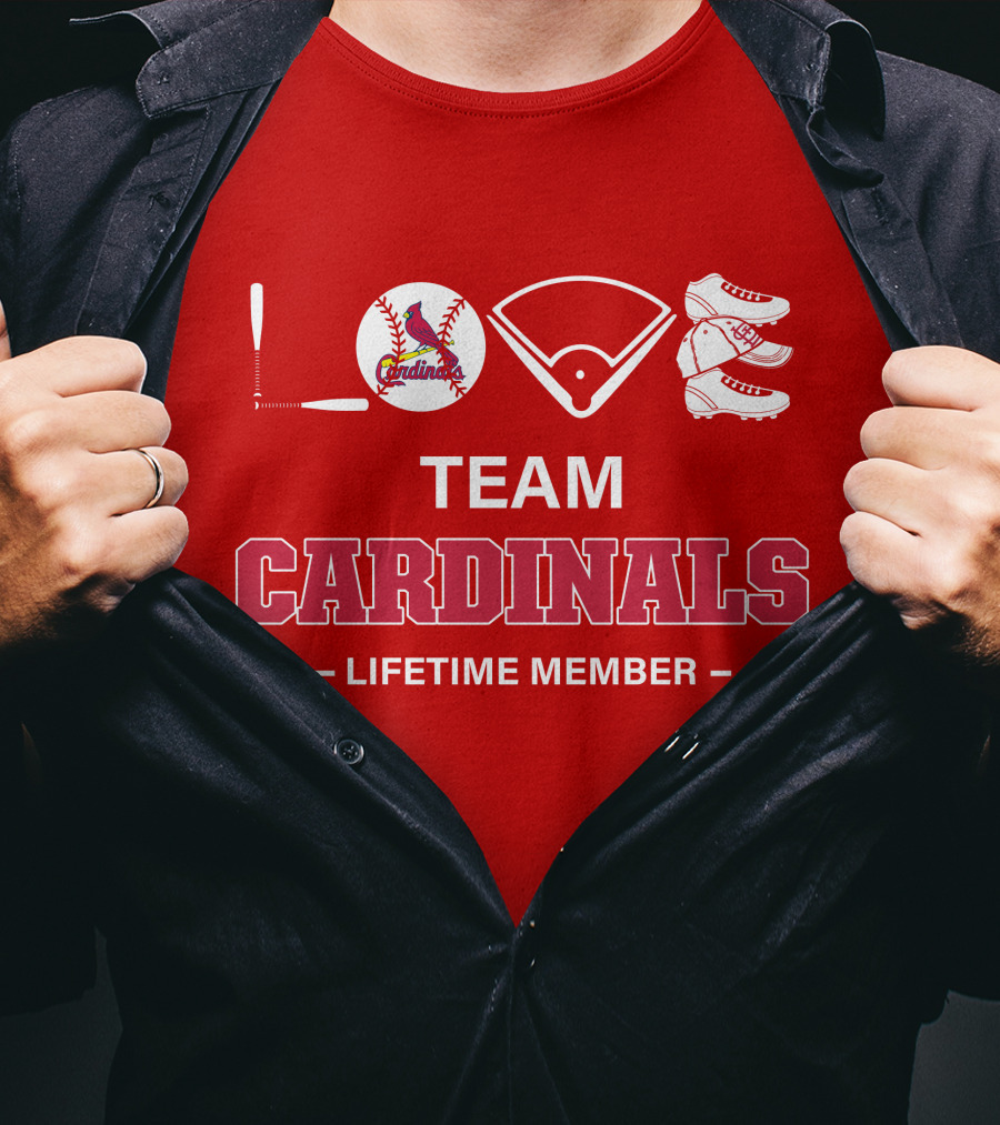 LOVE Team Cardinals Lifetime Member T-Shirt