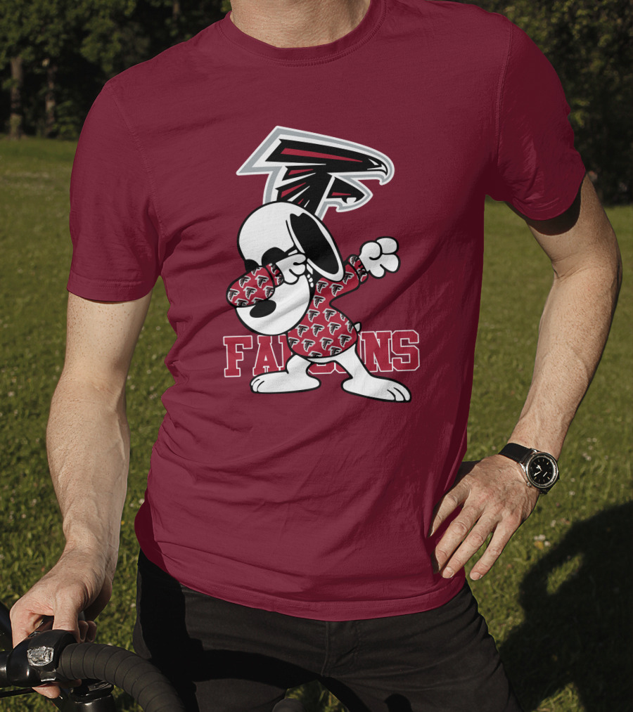 Atlanta Falcons Snoopy Dabbing T-Shirt