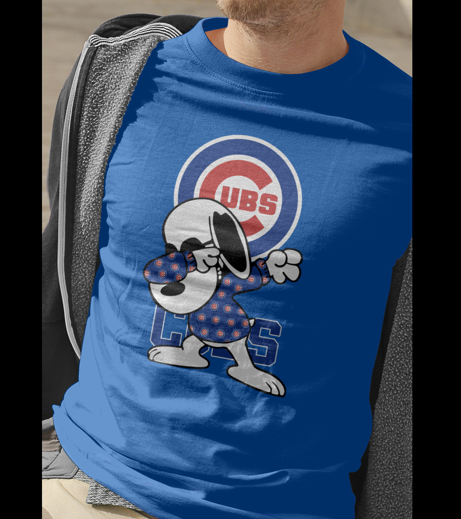 Chicago Cubs Snoopy Dabbing T-Shirt