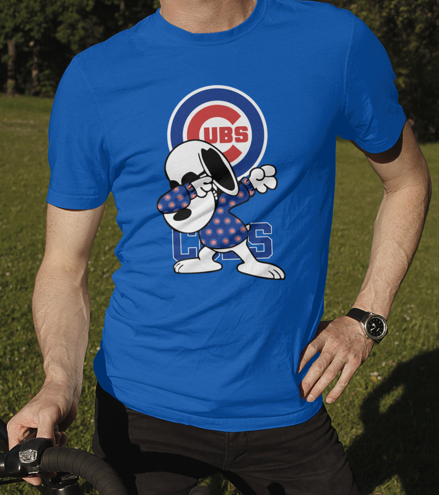 Chicago Cubs Snoopy Dabbing T-Shirt