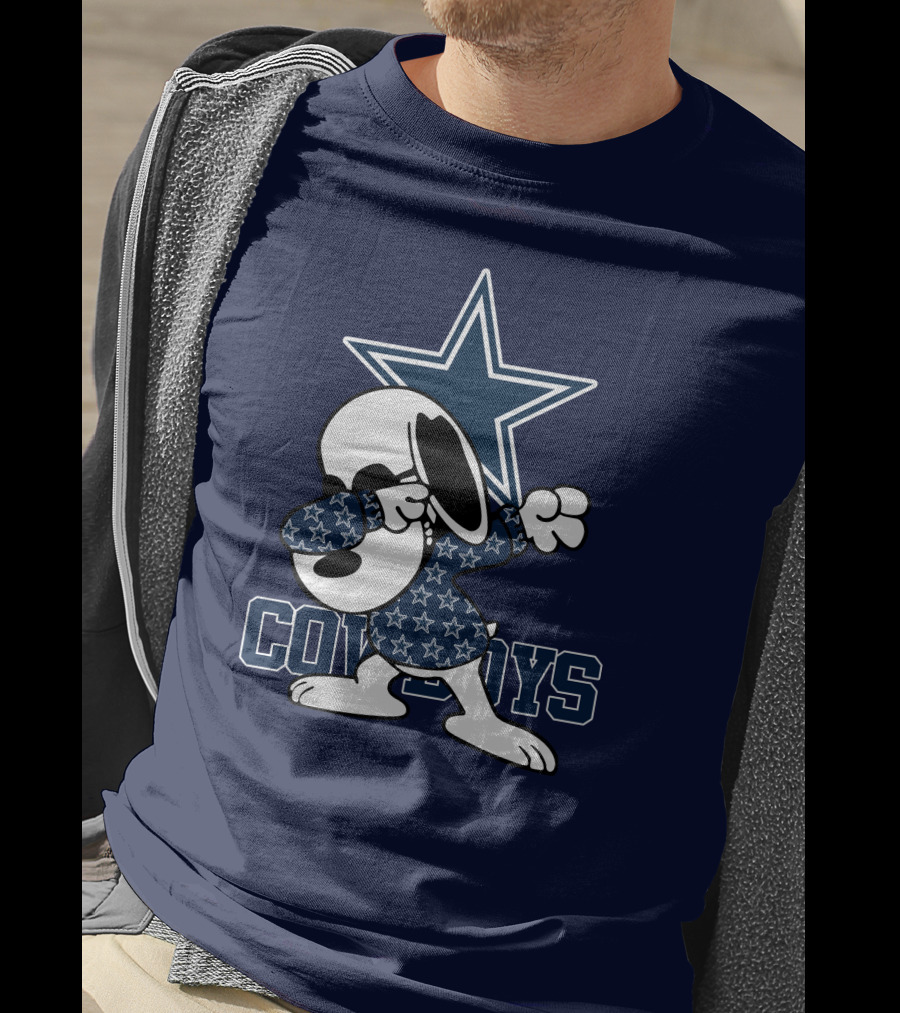 Dallas Cowboys Snoopy Dabbing Star T-Shirt