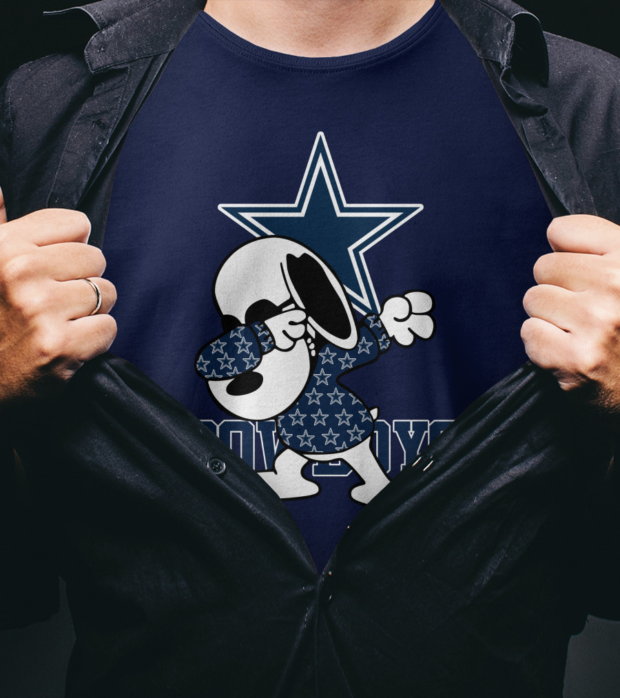 Dallas Cowboys Snoopy Dabbing Star T-Shirt