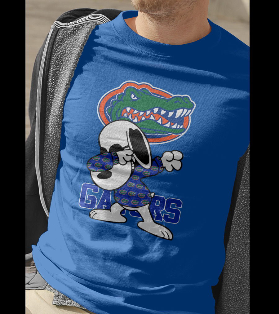 Florida Gators Snoopy Dabbing Alligator T-Shirt