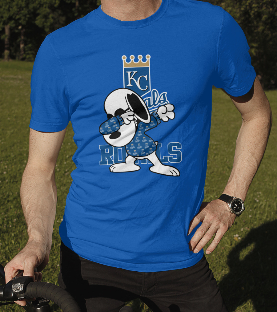 KC Royals Snoopy Dabbing Royals T-Shirt