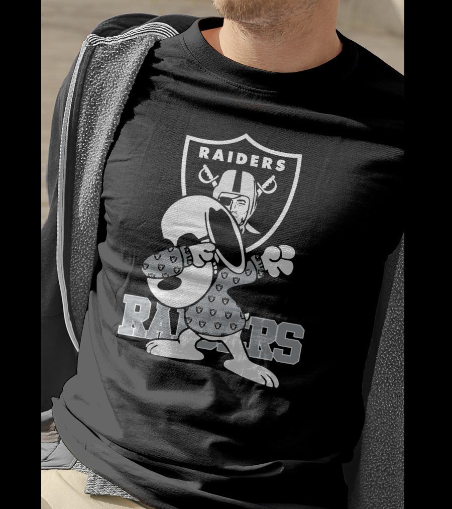 Las Vegas Raiders Snoopy Dabbing Raiders T-Shirt