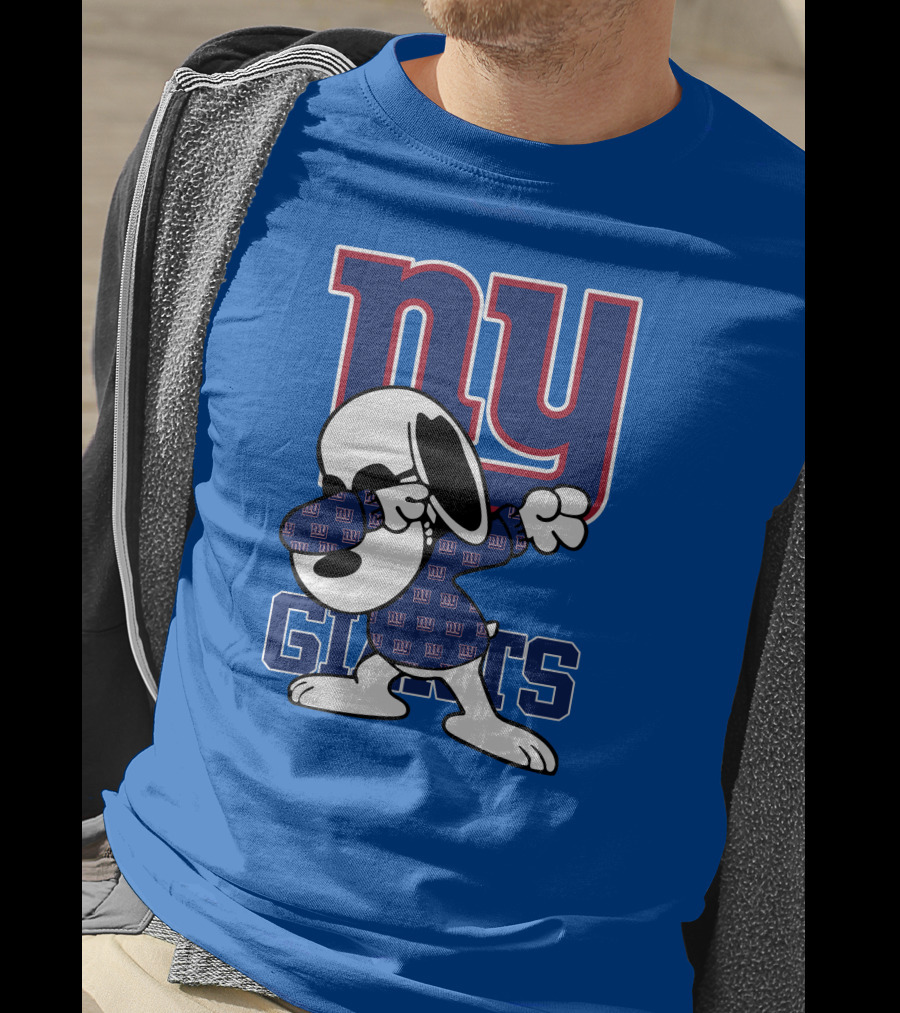 New York Giants Snoopy Dabbing Ny Giants T-Shirt