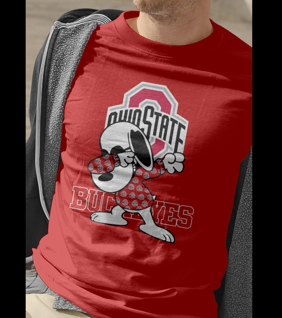 Ohio State Buckeyes Snoopy Dabbing T-Shirt