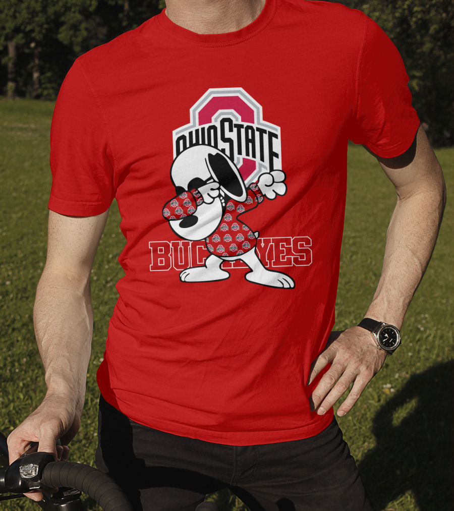 Ohio State Buckeyes Snoopy Dabbing T-Shirt