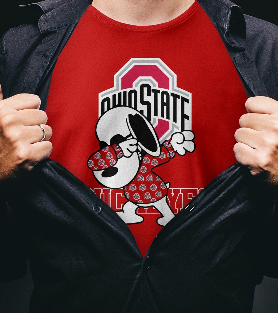 Ohio State Buckeyes Snoopy Dabbing T-Shirt