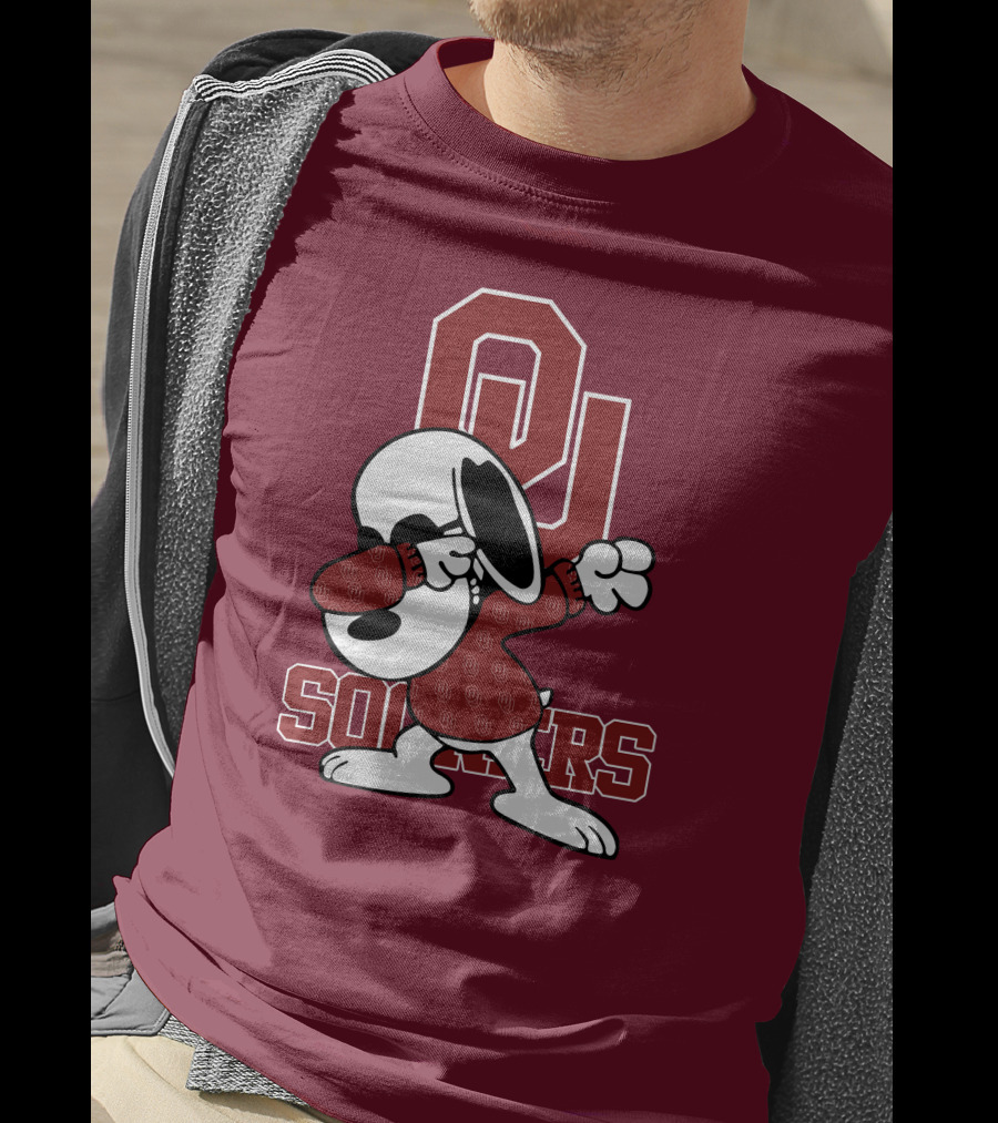 OU Sooners Snoopy Dabbing T-Shirt