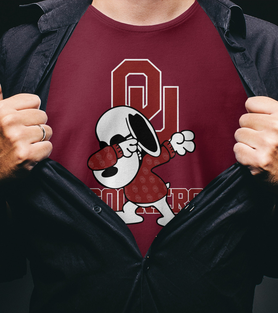 OU Sooners Snoopy Dabbing T-Shirt