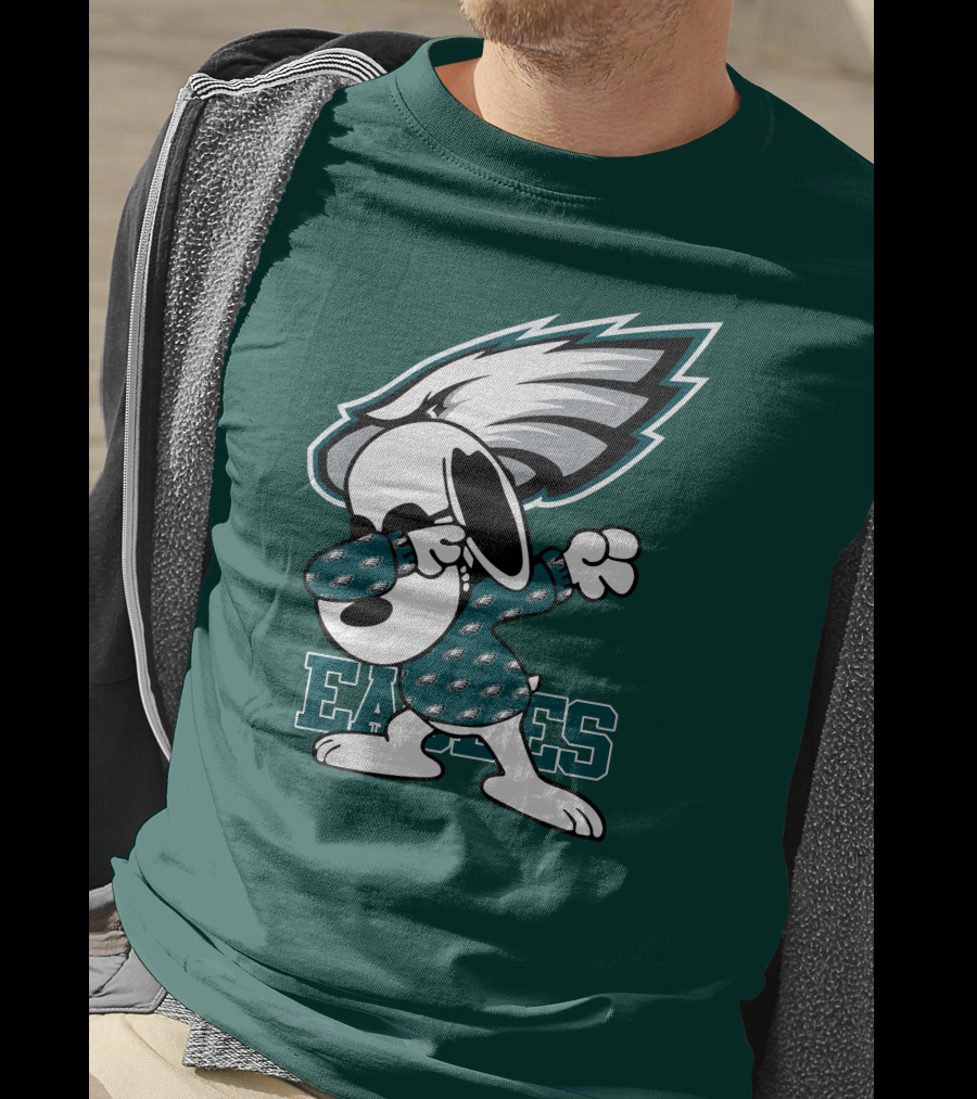 Philadelphia Eagles Snoopy Dabbing Mascot T-Shirt