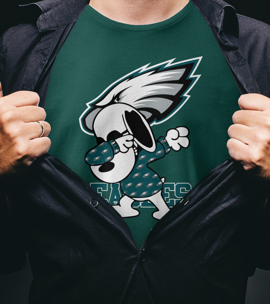 Philadelphia Eagles Snoopy Dabbing Mascot T-Shirt