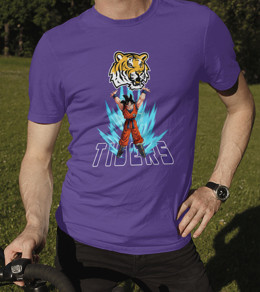 Lsu Tigers Super Saiyan Goku Power Up T-Shirt
