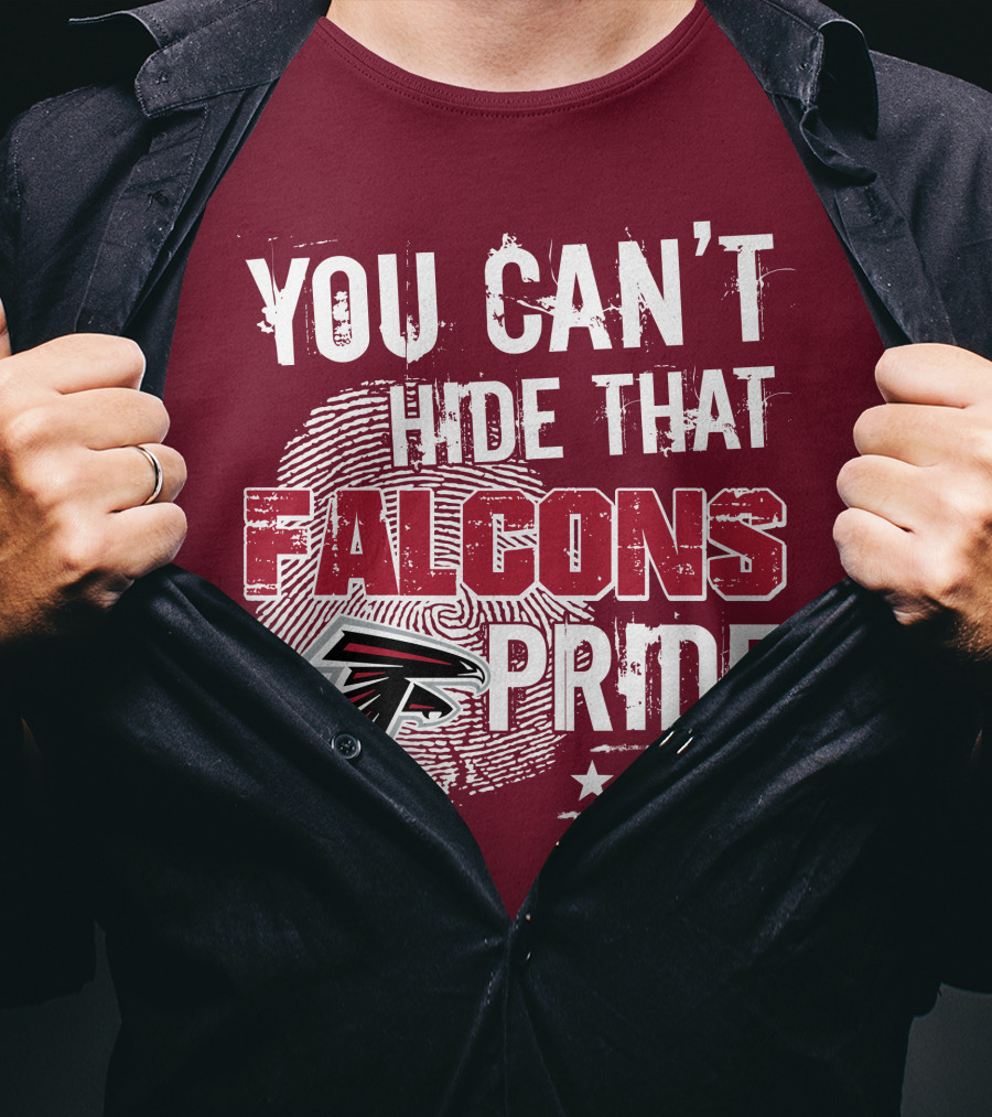You Can't Hide That Falcons Pride With Atlanta Logo And Stars T-Shirt