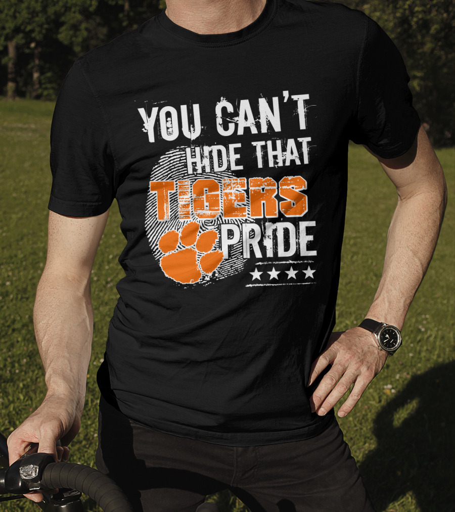 You Can't Hide That Tigers Pride Fingerprint Paw Stars T-Shirt