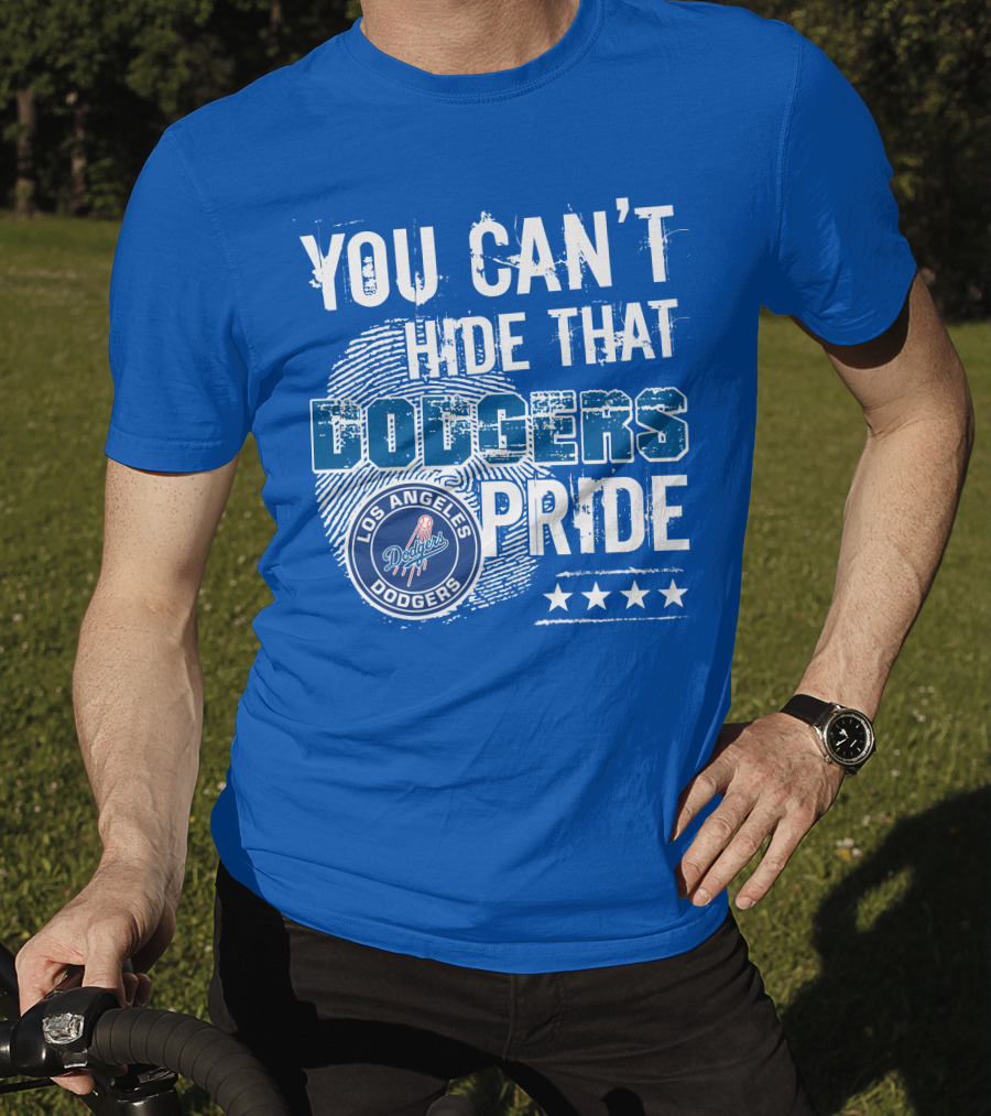 You Can't Hide That Los Angeles Dodgers Pride With Stars T-Shirt