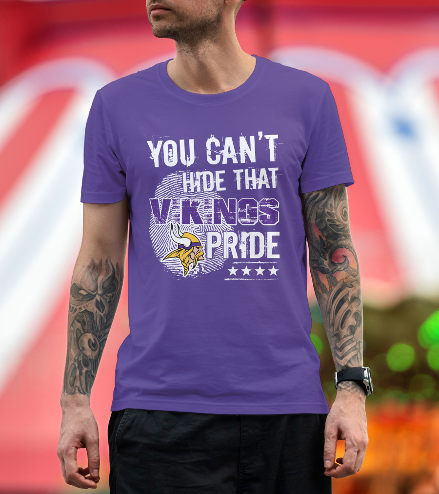 You Can't Hide That Vikings Pride With Iconic Minnesota T-Shirt